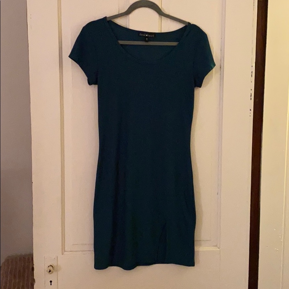 Dark green Bodycon cocktail dress